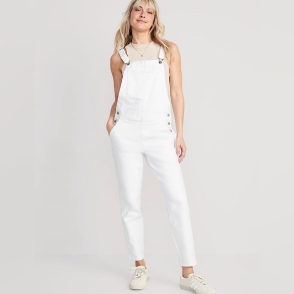 NWOT! O.G. Straight White Workwear Jean Overalls for Women - Multiple Sizes - Picture 2 of 10